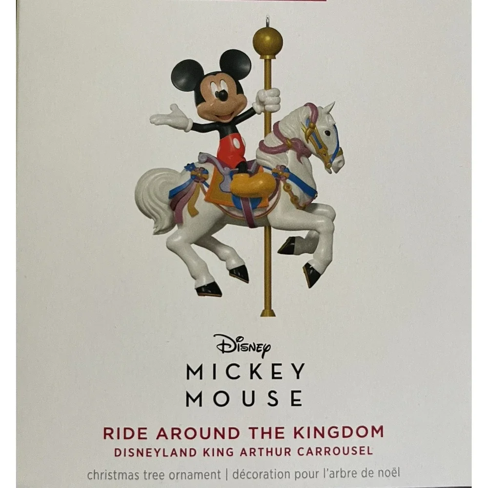 Hallmark 2025 Keepsake Ornament Ride around the Kingdom Disneyland Carrousel-NIB